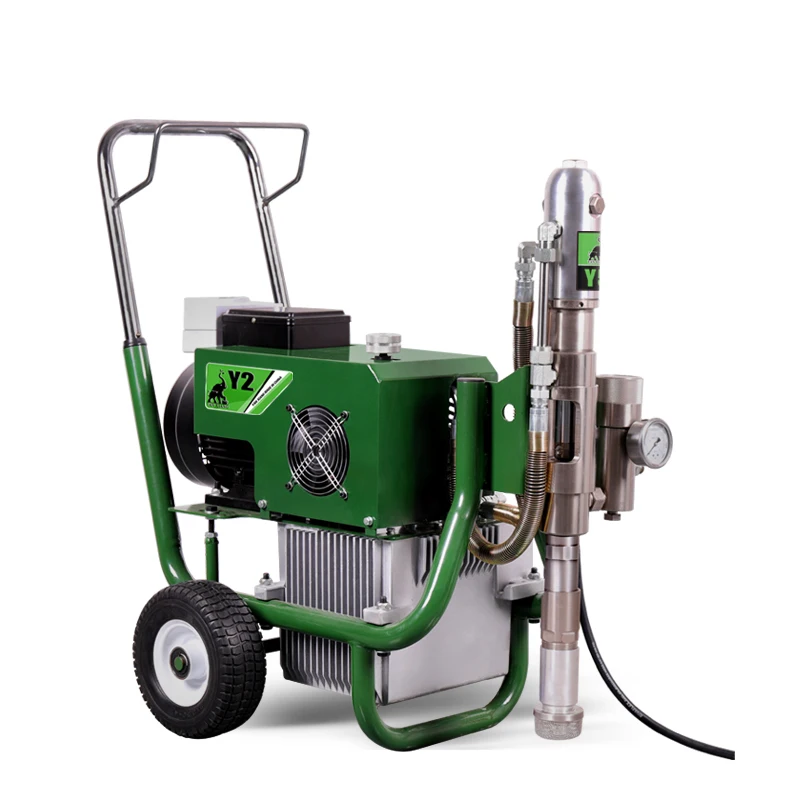 Y2 electric hydraulic airless putty spraying machine for spraying latex paint and putty