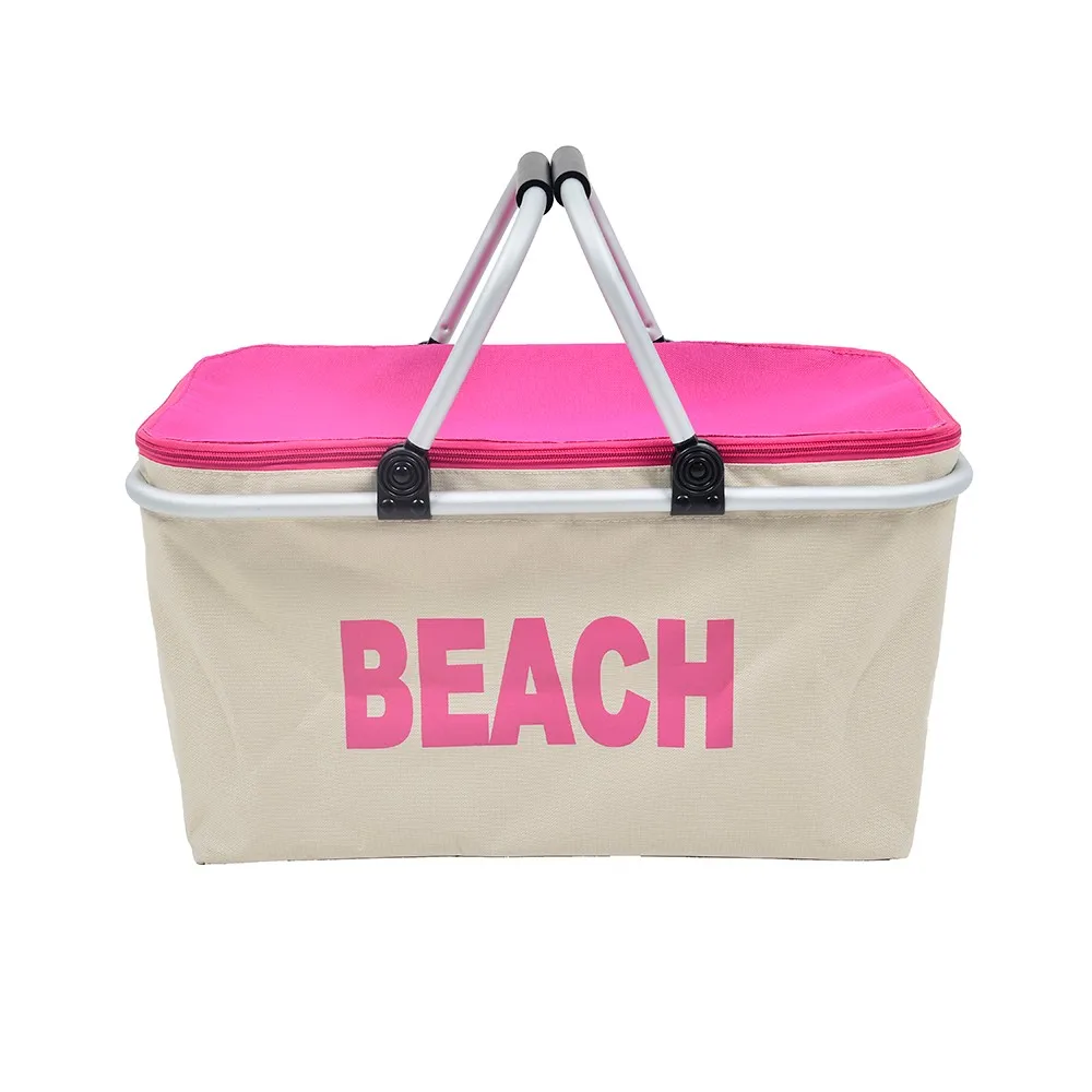 Handmade Natural Fabric Beach Picnic Basket Set For 2 Person Buy