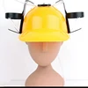 Hot sale fashion Beer and Soda Water Drinking Helmet drinking hat beer helmet