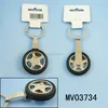 Auto Parts Model Spinning Rubber Wheel Tyre Key Chain