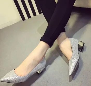 trendy shiny shoes