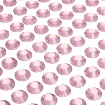 pink plastic acrylic stone sheet jewelry diamond rhinestone mobile diamond sheet stickers