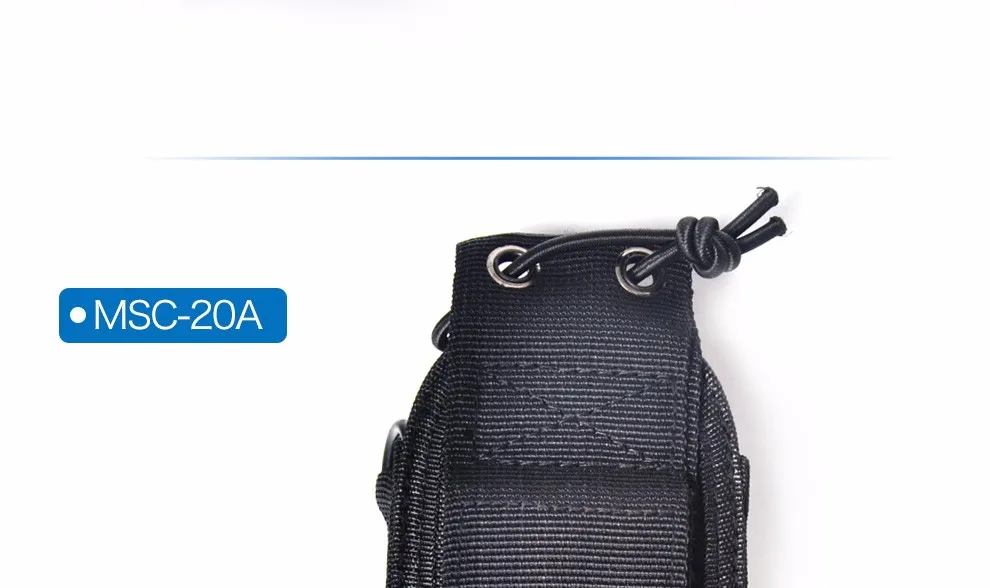 Portable walkie talkie leather case MSC-20A two way radio case for BAOFENG/ZASTONE/HYT walkie talkie nylon case