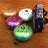5.5" 8" 10" 12" 14" Stainless steel Chakra Drum Tongue Drum with natural or pentatonic musical scale C D E F G A B C Note