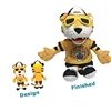Stuffed Animal Soft Stitch championships sports football peluches character Mascot Plush Toy