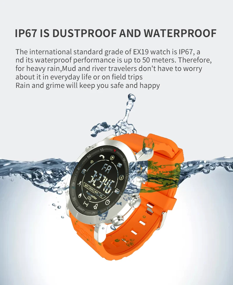 EX19 Promotion Factory Price Smart Watch with WIFI Water Proof for Elders