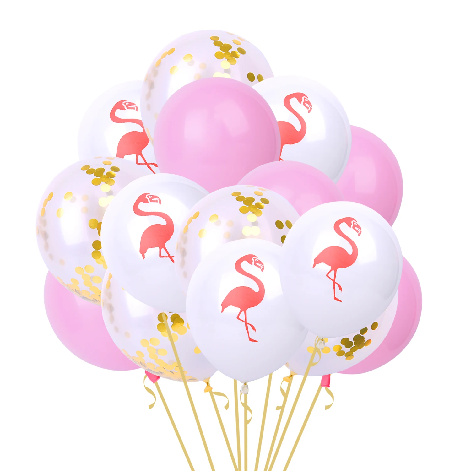 15pcs Set Latex Confetti Balloons Wedding Birthday Party Backdrop Decor 12 inch