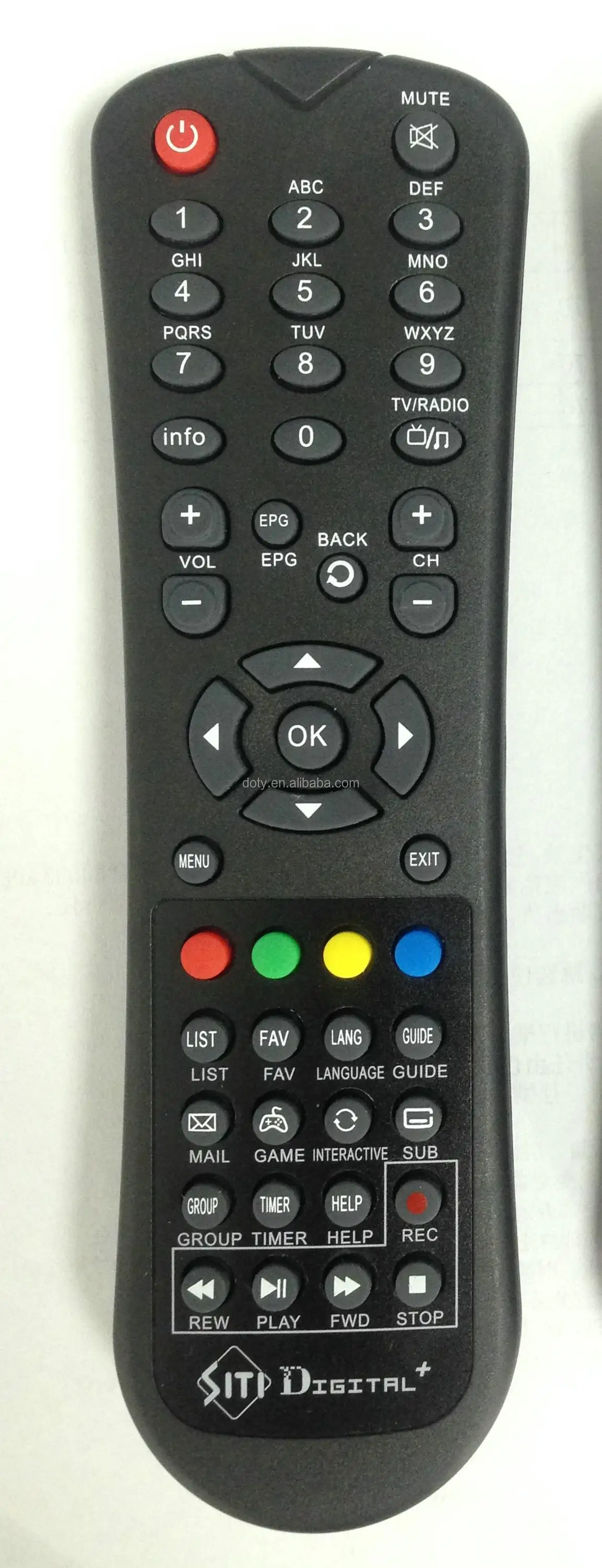 Curved And Fashion Universal Tv Remote Control With 47 Keypads Buy