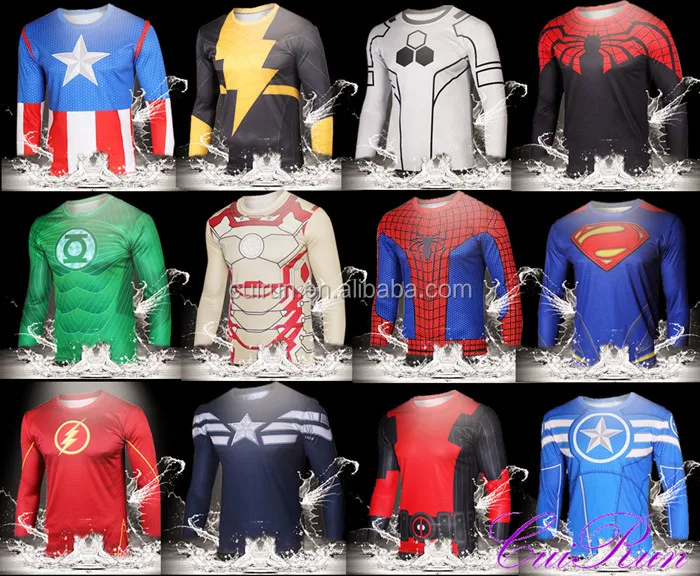 superhero long sleeve t shirts