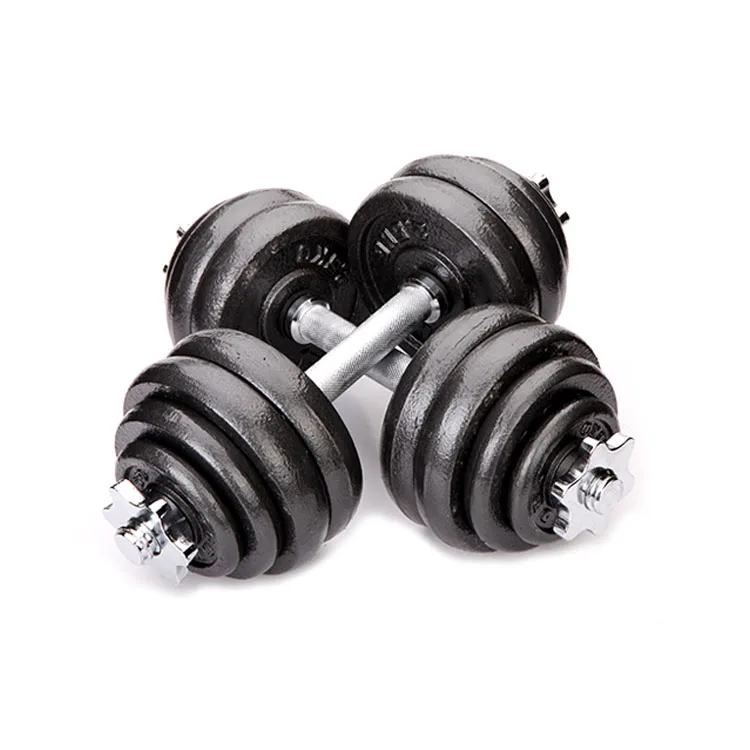 30kg Black Paint Dumbbell Set With Plastic Box - Buy Export Black ...