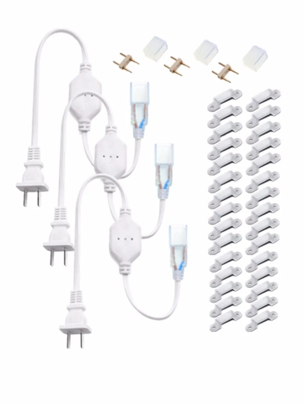 120leds/m 220v Ac Flexible Flat Led Strip Rope Light,3014 Smd Leds