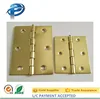 China factory price cabinet drawer butt hinge copper gold small hinges