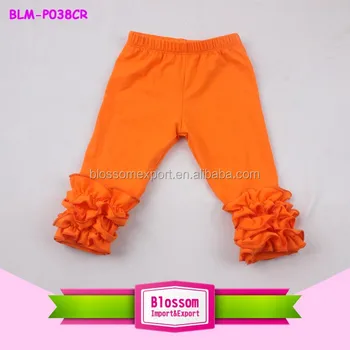 orange baby leggings