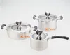Hot Sale Simple Stainless Steel soup stock pots electric hot soup pot