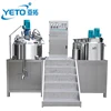 Customized vacuum stainless steel ointment mixing machine , cosmetic cream lotion emulsifying production line