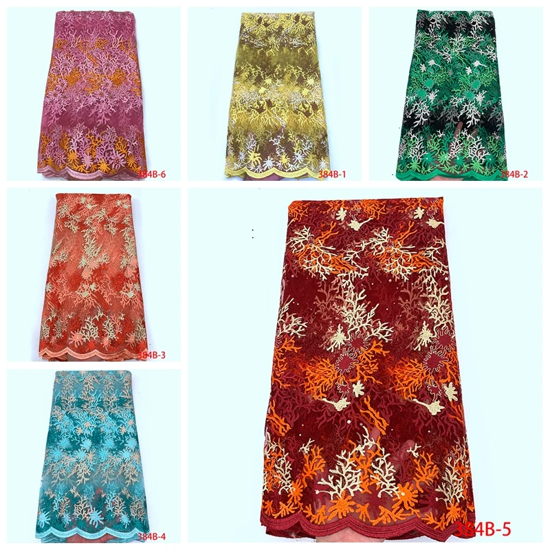 2019 indian embroidered evening glitter fabric for wedding dress