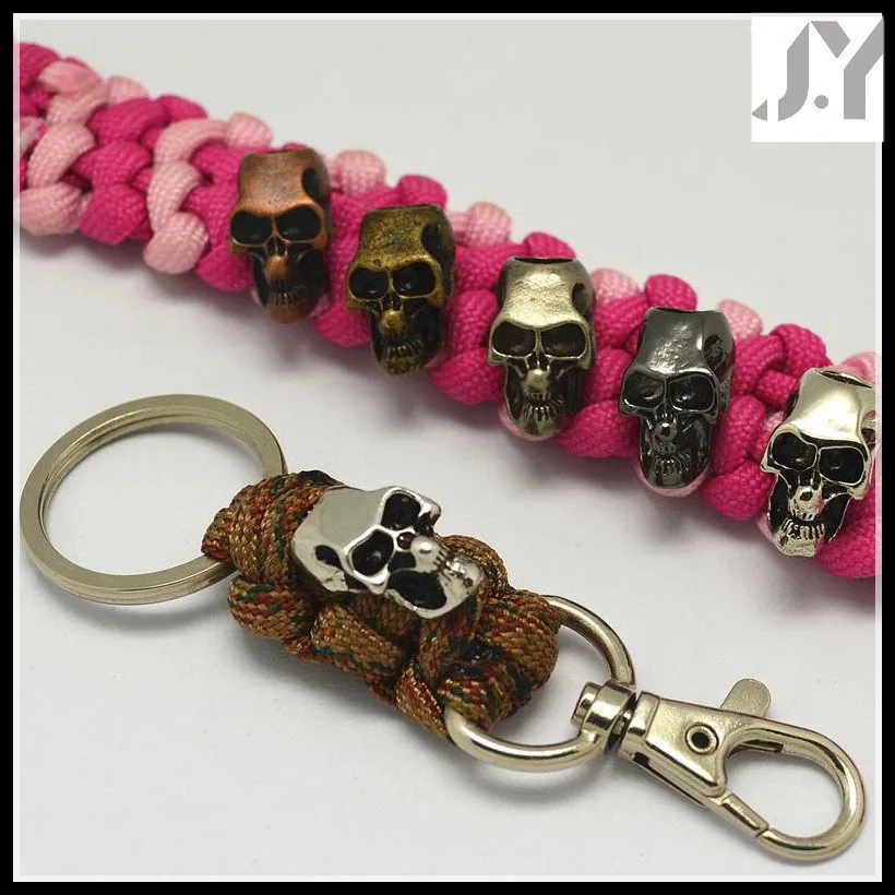 Paracord Skull Beads/ Metal Skull Beads/metal Skull Heads For Paracord
