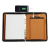 2017 New Design School Solar Notebook Gift Set Book With Caculater and Charger phone