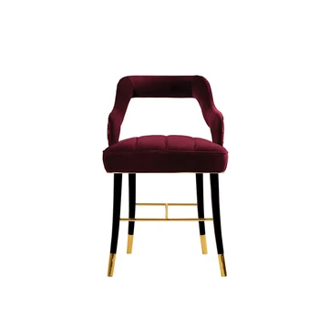 French Solid Wood Leg Red Velvet Dining Room Chair View Velvet Dining Room Chair Daylight Product Details From Foshan City Shunde District Daylight Furniture Co Ltd On Alibaba Com