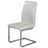Modern Home Design Home Goods White High Back Leather Dining Chairs