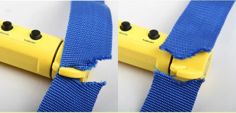 4-in-1 LED Flashlight Torch Belt Cutter  car safety emergency hammer