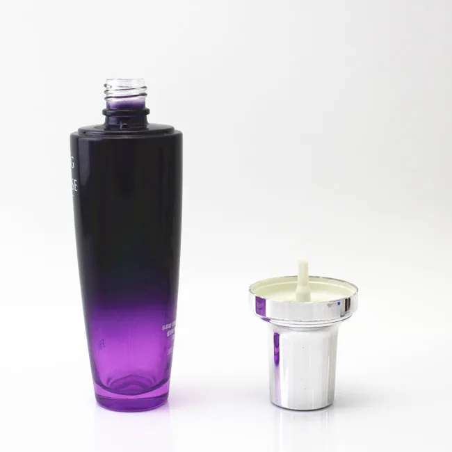 purple glass spray bottles