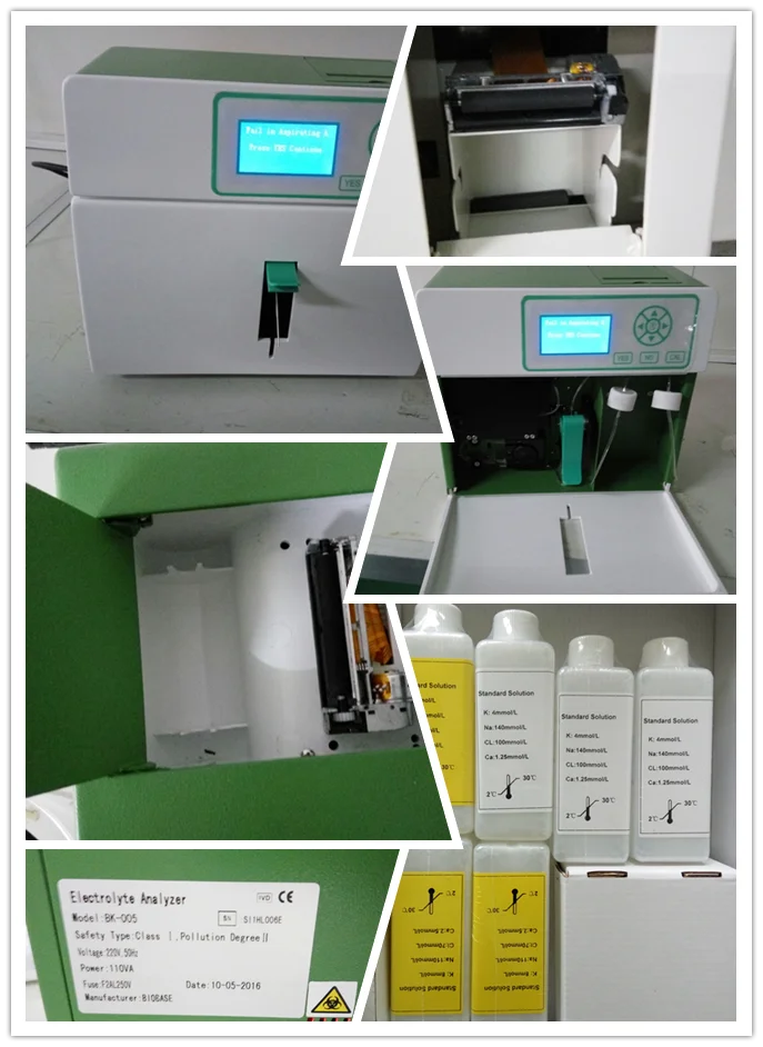 BIOBASE Hospital Medica BK-005 Laboratory Portable Blood Gas Electrolyte Analyzer
