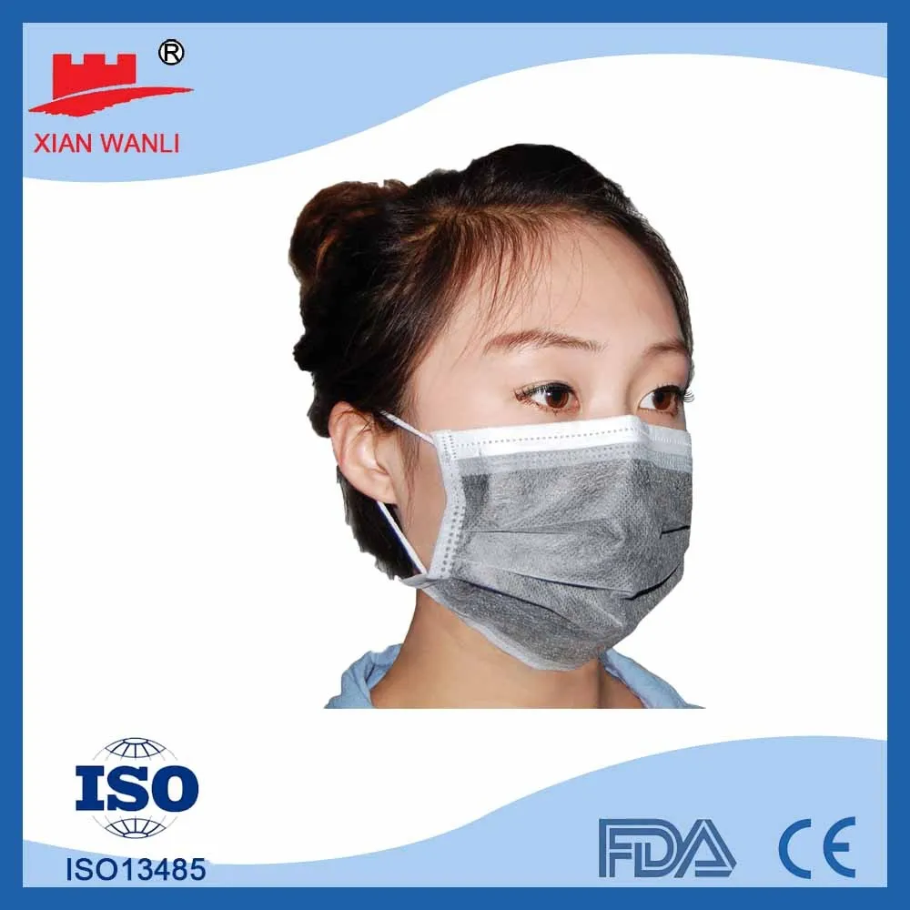 3 ply earloop disposable face mask for medical equipment