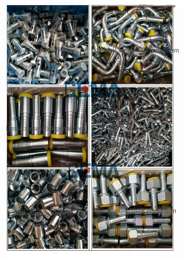 High Pressure Grease Fitting Hydraulic Compression Fitting Metric