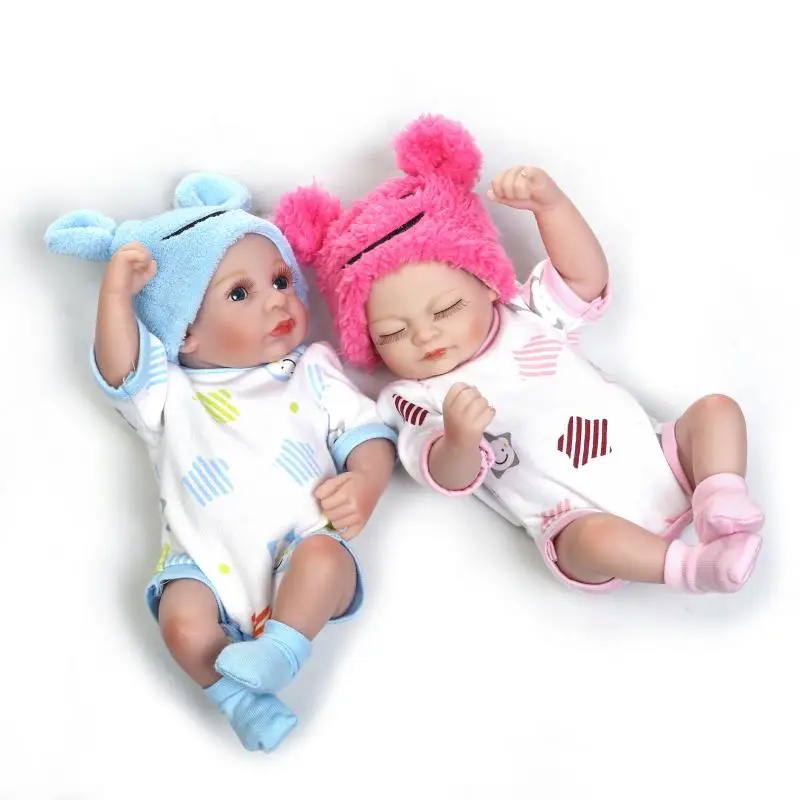 Baru kedatangan Silicone Reborn bayi boneka replika bayi