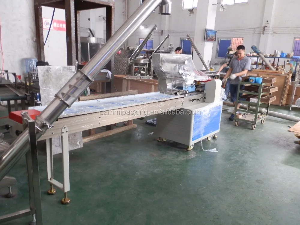 Automatic Hardware Horizontal Flow Wrap Packing Machine For Spoons