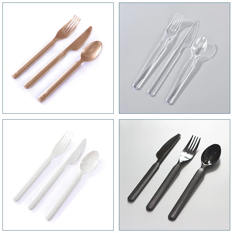 Factory Price Heavy Duty Restaurant Cutlery Plastic Spoon Fork And