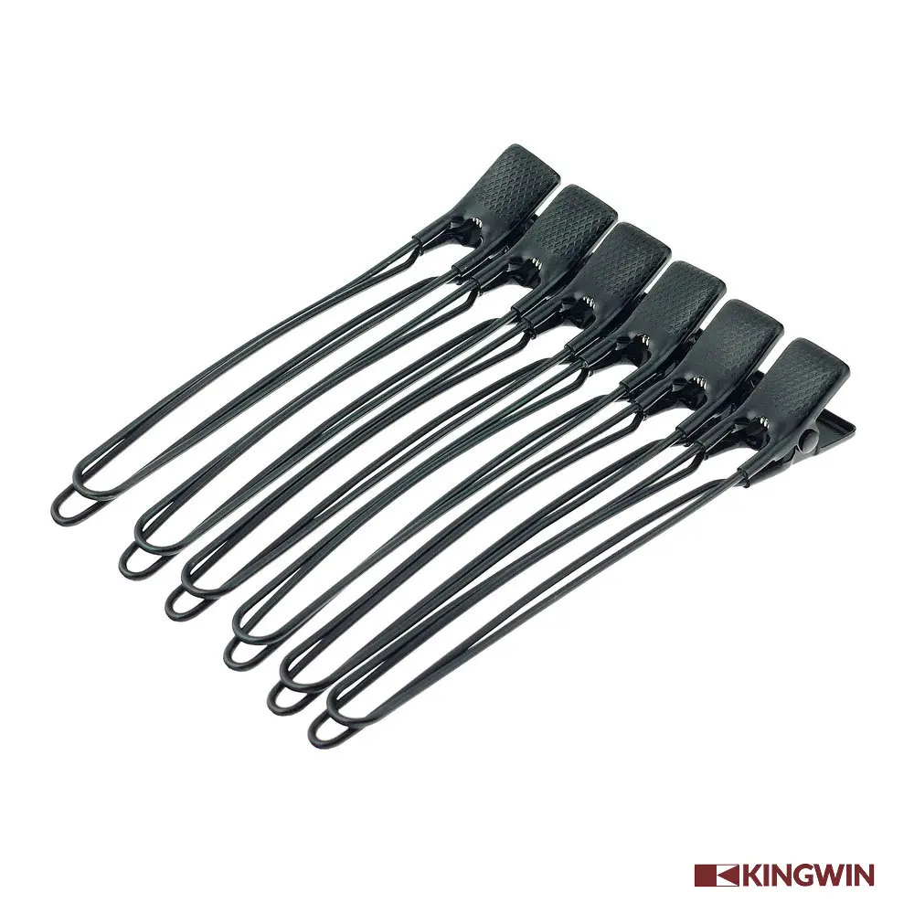 Factory Wholesale Metal Hair Clips Ladies' Fancy Custom Black Metal