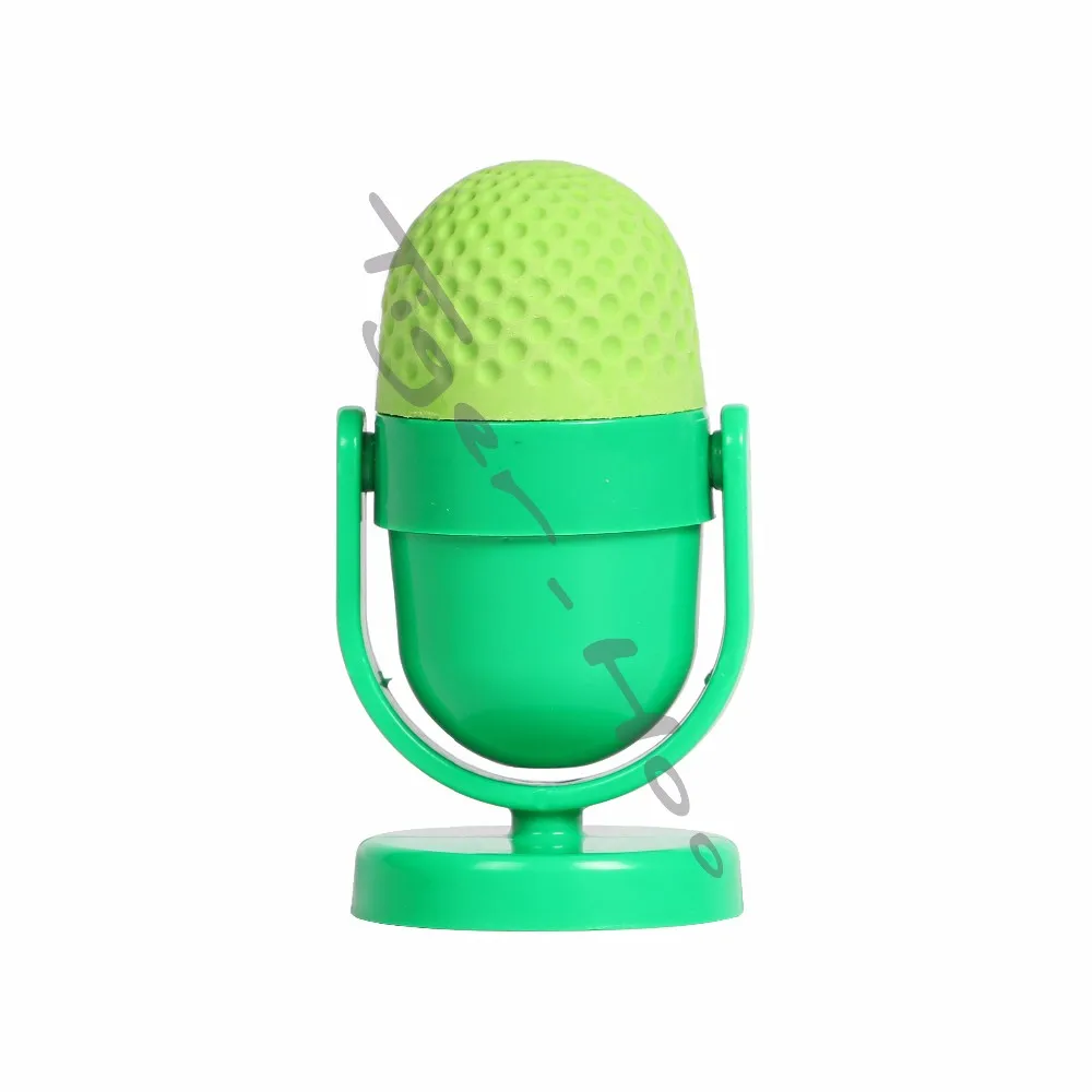 Le70001 Microphone Shaped Eraser With Pencil Sharpener,Fancy Eraser Set Buy Microphone Shaped