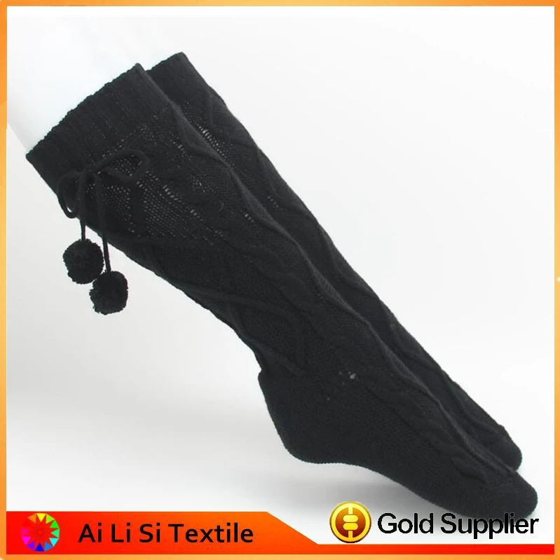 High Quality Handmade Knitted Boot Socks Casual Knitted Ladies Boot Socks With Great Price