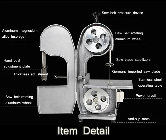 stainless steel bone cutting saw