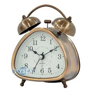 Sharp Twin Bell Quartz Analog Alarm Clock In Black Walmart Com Walmart Com