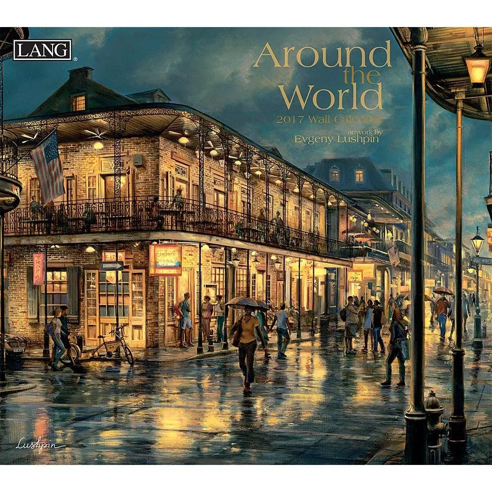 Locations Of Evgeny Lushpins Prints In The Around The World Wall