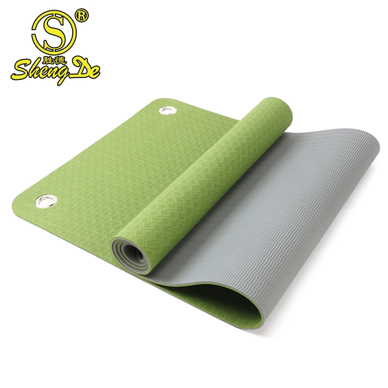 Double Sided Anti Slip Yoga Mat With Grommets Buy Yoga Mat With