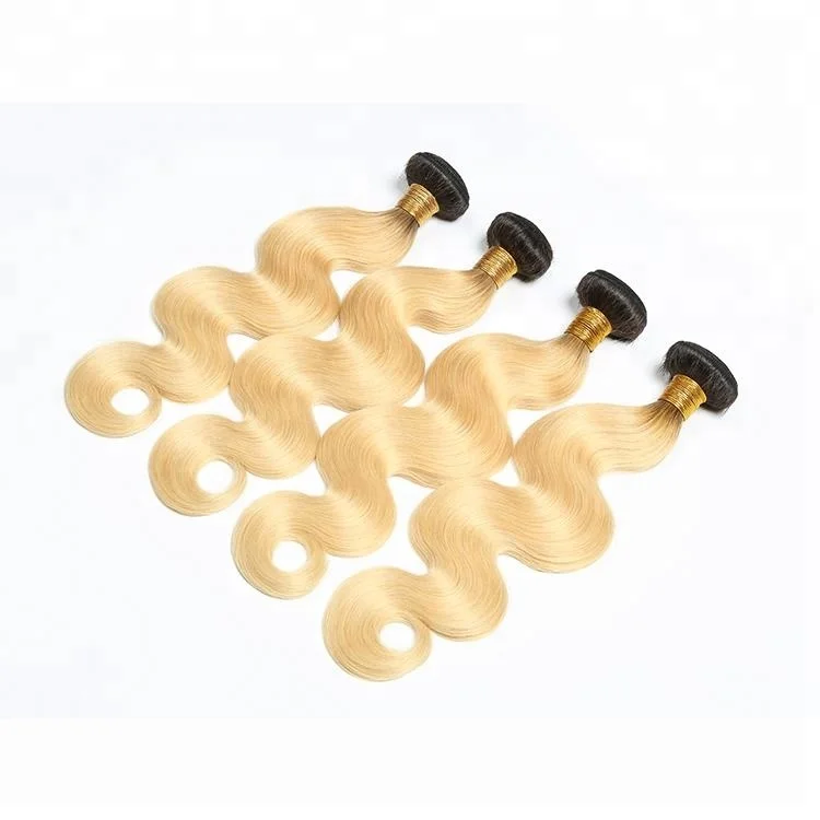 

Sew In Human Hair Extensions Blonde,1 Piece, #613