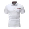 Men's cotton spandex slim fit polo t shirt high quality test passed polo shirt for men whosale polo shirt supplier factory