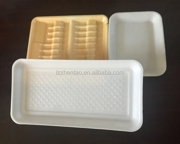 Custom Food Packaging Eco Friendly Polystyrene Processor Foam Tray