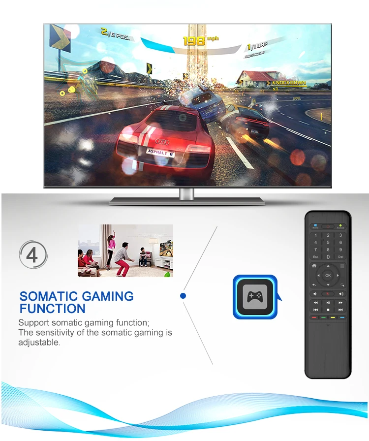  2.4G Smart Air Mouse Remote Control 