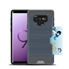Impact Resistant Protect Shell Sliding Card Holder Shockproof Rubber Bumper Case Cover Anti-scratch Hard Shield for Samsung Note