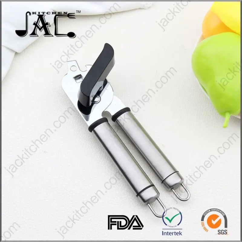 Safe Multi Functional Can Opener With Red Handle