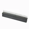 2.54*8.5mm female header dual row press fit type