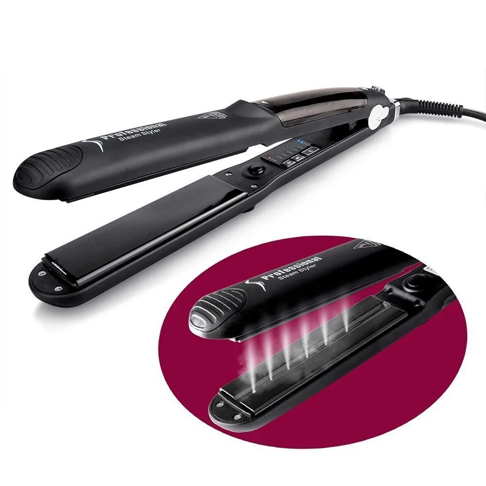 professional hair straightener salon steam iron