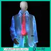 Luminous prom suit light up costumes led jacket fiber optic clothing