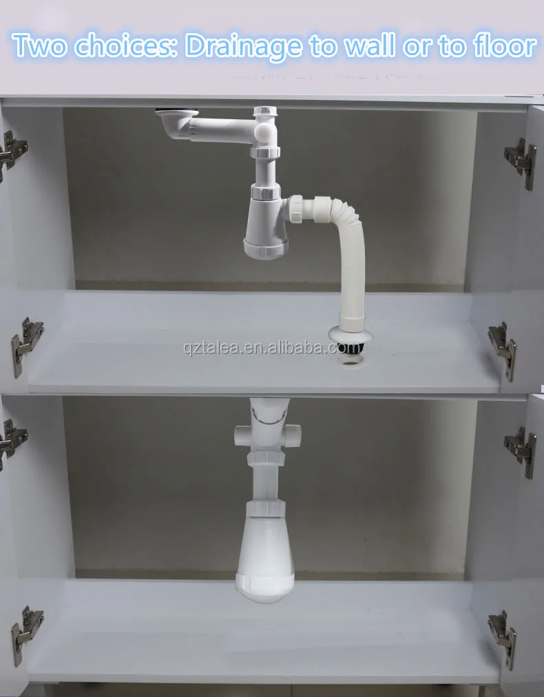 Bathroom Basin Drain Strainer Waste 15 Inch Basin Drain Pipe Drainage Kit