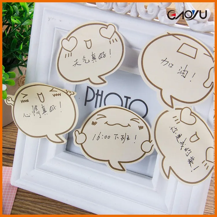Hot Sale Popular Removable Custom Funny Kawaii Bubble Block Mini Cute Sticky Notes